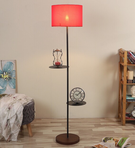 shelf floor lamp shade