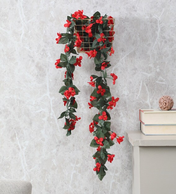 Wallpaper Buy Red Fabric Decorative Artificial Hanging Butterfly Orchid For iPhone