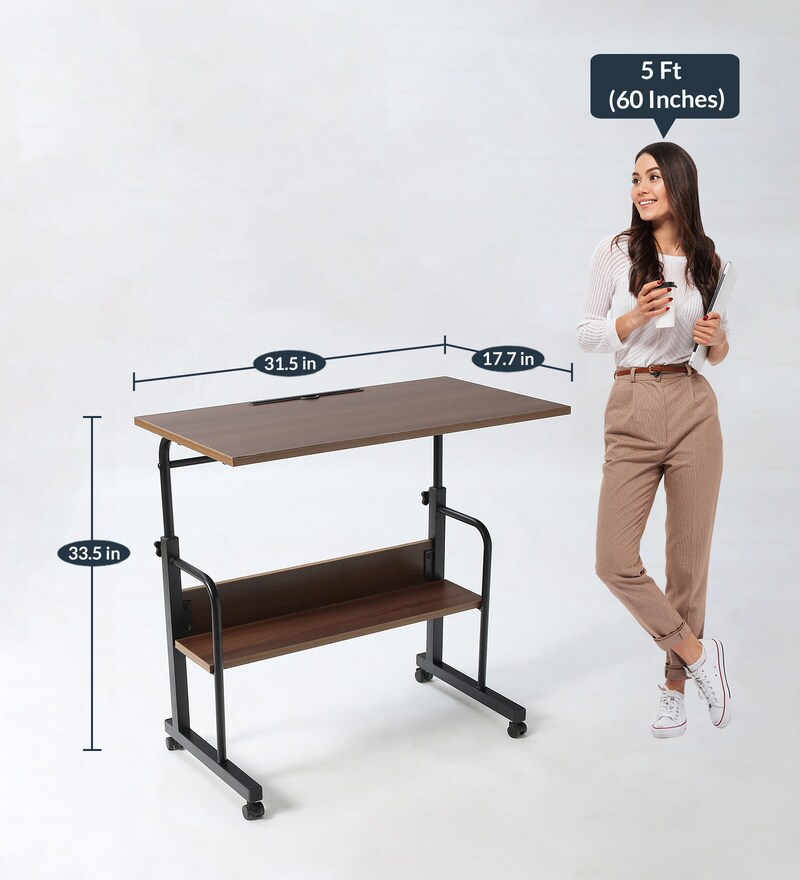 pepperfry adjustable table