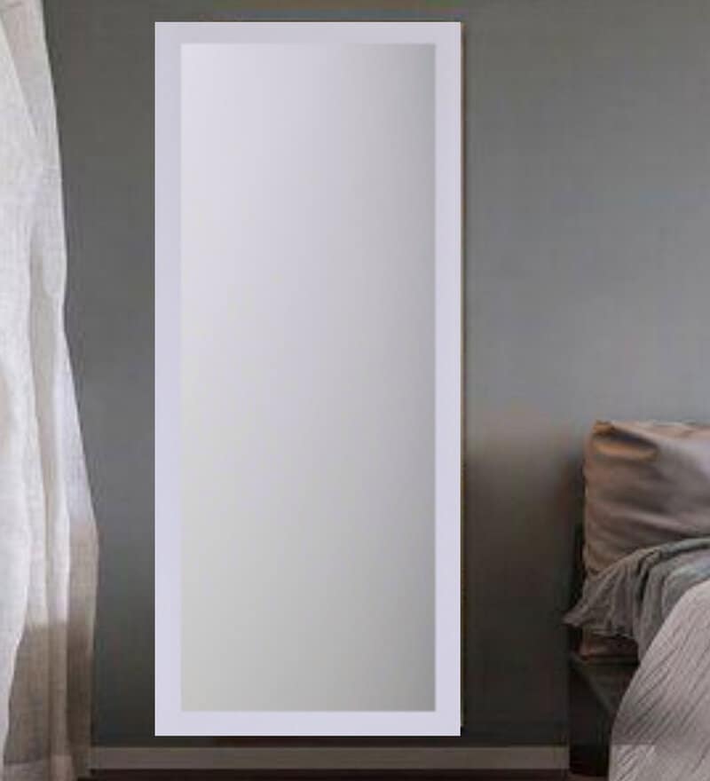 Buy White Glass Uprise Full Length Mirror Online Full Length Mirrors