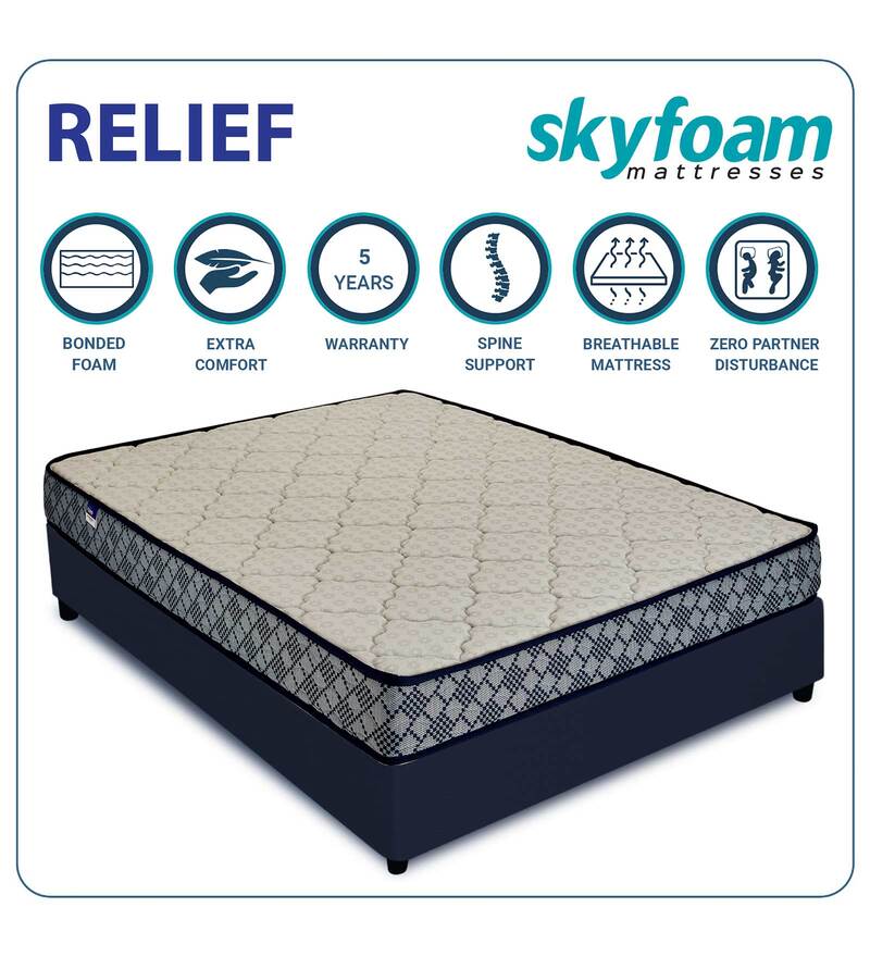 Buy Relief 5 Inch Bonded Foam Orthopedic Zero Partner Disturbance