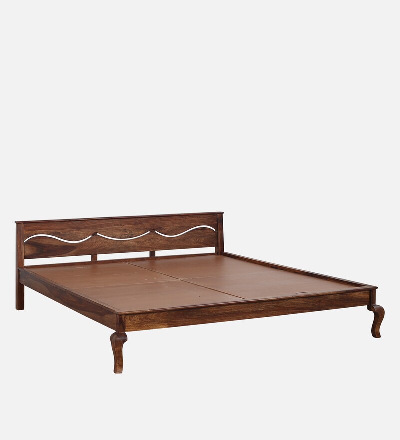 Buy Caldecote Sheesham Wood King Size Bed In Rustic Teak Finish Online