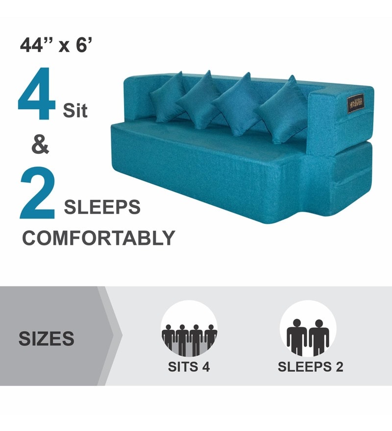 Buy Rest Mantra (78x44) Foam 14 Inch Queen Size Sofa Cum Foldable