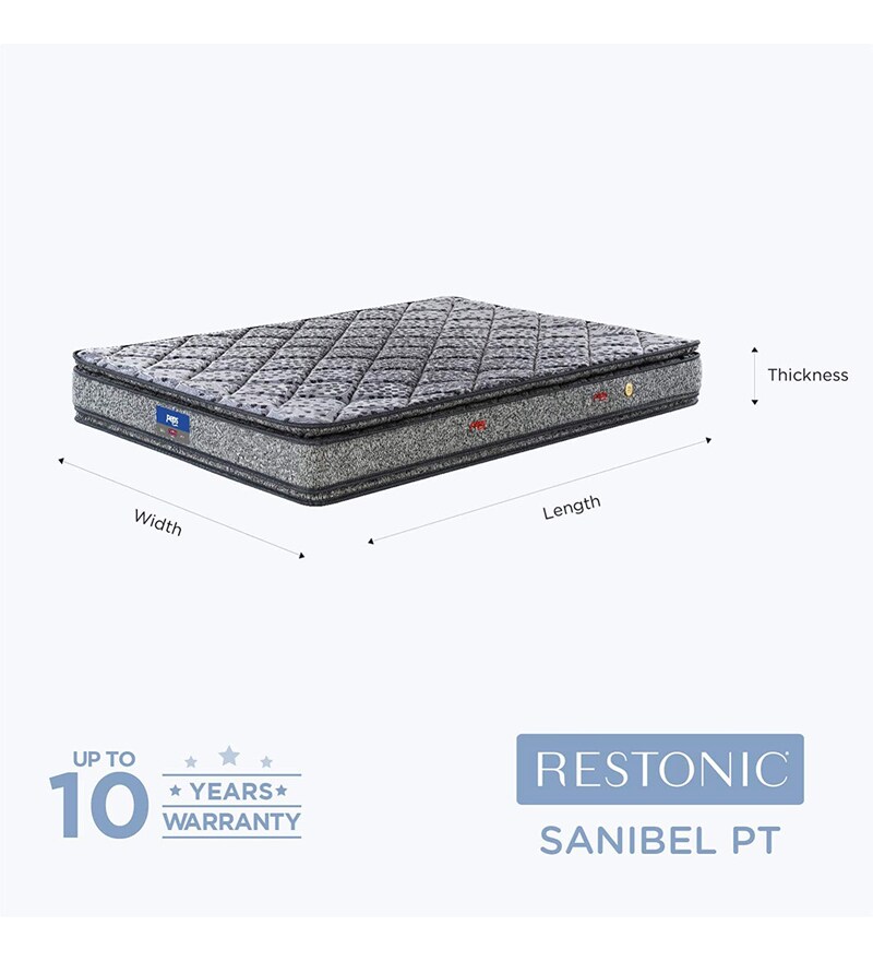 Buy Restonic Sanibel Pillow Top Bonnell Spring 6 inch King Size