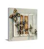 Ready To Fly Multicolour Synthetic Wood Framed Oil Painting