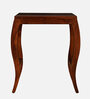 Reagan Solid Wood End Tables In Brown & Walnut Brown Finish