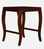Reagan Solid Wood End Tables In Brown & Walnut Brown Finish