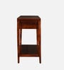Reagan Solid Wood Console Table In Brown Finish