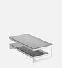 Realm Metal Coffee Table In Chrome Finish