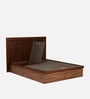 Rebecca King Size Beds With Hydraulic Storage In Brown Finish
