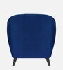 Rebecca Velvet 1 Seater Sofa in Blue Colour