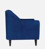Rebecca Velvet 1 Seater Sofa in Blue Colour