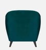 Rebecca Velvet 1 Seater Sofa in Green Colour