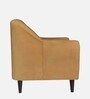 Rebecca Velvet 1 Seater Sofa in Mustard Colour