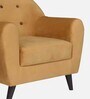 Rebecca Velvet 1 Seater Sofa in Mustard Colour