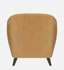 Rebecca Velvet 1 Seater Sofa in Mustard Colour