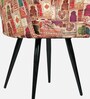 Recca Velvet Arm Chair in Multicolour