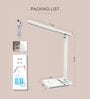 Rechargeable 14W Folding Touch Dimmable LED USB Study Table Lamp With Eye-Protection