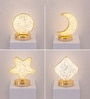 Assorted Golden Rechargeable LED Crystal Desk Lamp