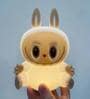 Rechargeable Soft Bunny Silicone Touch Night Lamp (White & Blue)