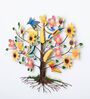 Reclaimed Tree Multicolour Handmade Metal Wall Art