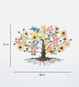 Reclaimed Tree Multicolour Handmade Metal Wall Art