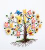 Reclaimed Tree Multicolour Handmade Metal Wall Art