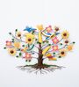 Reclaimed Tree Multicolour Handmade Metal Wall Art