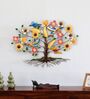 Reclaimed Tree Multicolour Handmade Metal Wall Art