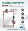 Rectangle (24X30)  Brown  Wall  Mirrors