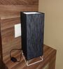 Rectangle E27 Holder Black Colour Shade Table Lamp with On/Off Switch