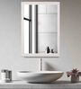 White Glass Commercial Wall Mirror