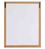White Glass Commercial Wall Mirror