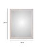 White Glass Commercial Wall Mirror