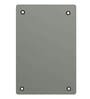 Silver Glass Center Wall Mirror