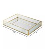 Rectangle Glass Vanity Tray Desk Organizer