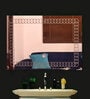 Silver Glass Contemporary LED Mirror