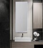 White Glass Imperial Full Length Mirror