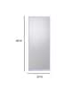 White Glass Imperial Full Length Mirror