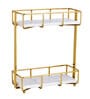 RECTANGLE MARBLE STAND GOLD
