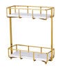 RECTANGLE MARBLE STAND GOLD