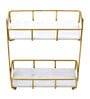 RECTANGLE MARBLE STAND GOLD