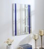 Rectangle Wall Mirror in Blue Colour