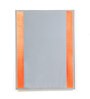 Orange Glass Wall Mirror