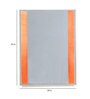 Orange Glass Wall Mirror