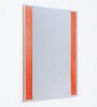 Orange Glass Wall Mirror