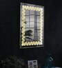 Yellow Glass LED Mirror