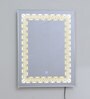 Yellow Glass LED Mirror