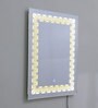 Yellow Glass LED Mirror