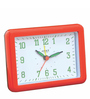 Rectanglur Analog Alarm Table Clock in Orange